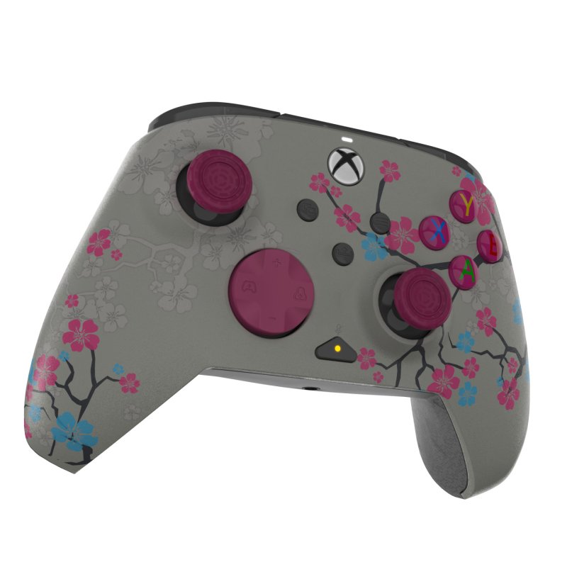 PDP Manette filaire REMATCH GLOW Advanced : Cerisier en fleur, Pour Xbox Series X|S, Xbox One et Windows 10/11 PC
