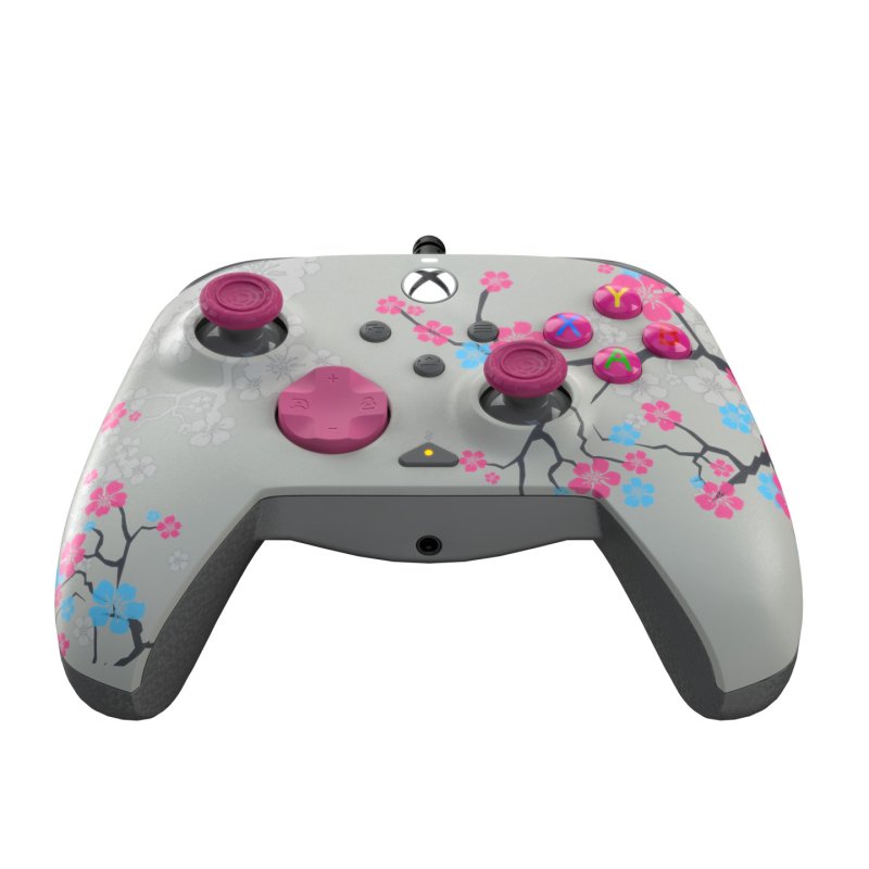 PDP REMATCH GLOW Advanced Wired Controller: Cherry Blossom, For Xbox Series X|S, Xbox One, & Windows 10/11 PC