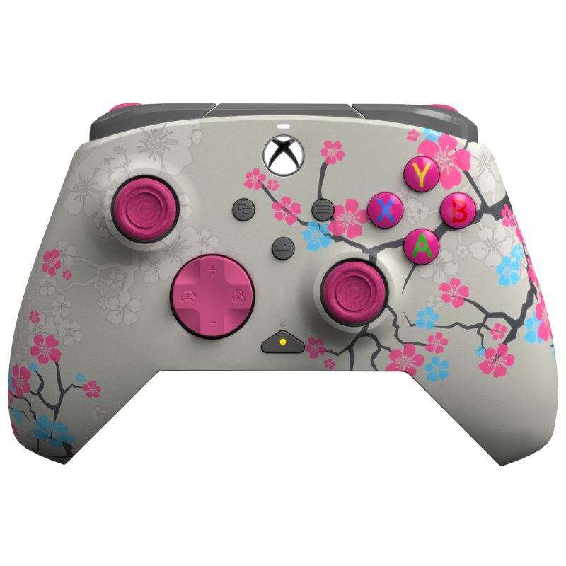 PDP REMATCH GLOW Advanced Wired Controller: Cherry Blossom, For Xbox Series X|S, Xbox One, & Windows 10/11 PC