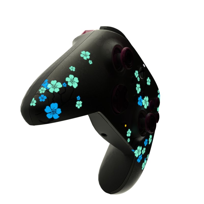 PDP Manette filaire REMATCH GLOW Advanced : Cerisier en fleur, Pour Xbox Series X|S, Xbox One et Windows 10/11 PC