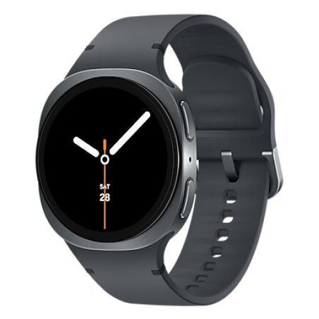 Samsung Galaxy Watch 8 3.3 cm (1.3") AMOLED 40 mm Digital 438 x 438 pixels Touchscreen 4G Graphite Wi-Fi GPS (satellite)