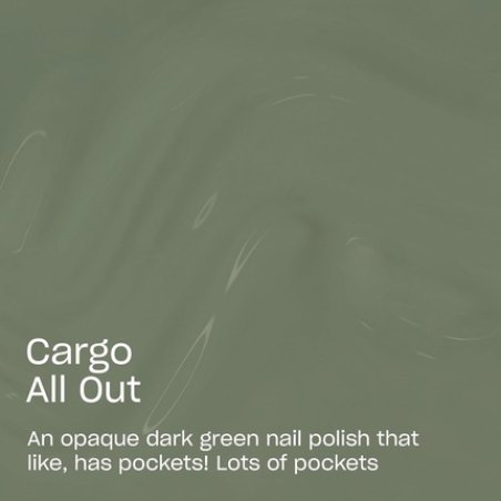 OPI Nail Lacquer Cargo All Out Opaque Cool Army Green Chip Resistant