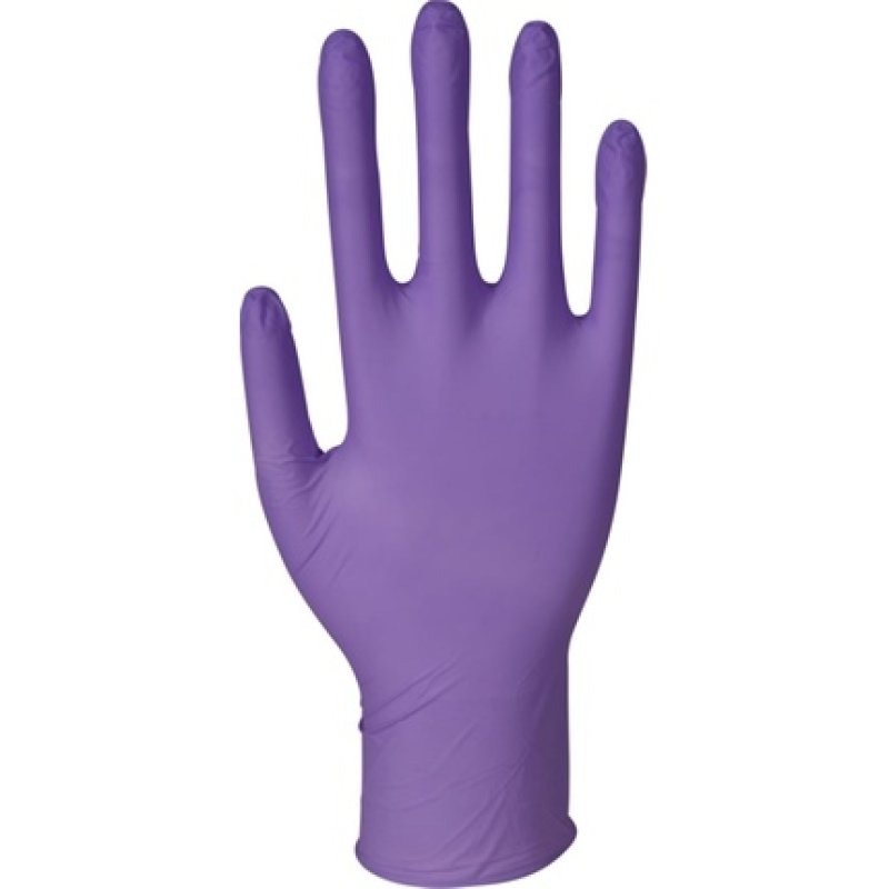 Abena Purple Disposable Nitrile Gloves Medium Size