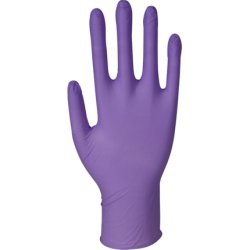 Abena Purple Disposable Nitrile Gloves Large Size