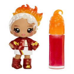 MGA Entertainment Yummiland Lip Gloss Doll Series 2- Cinnamon Spice (Amber Cinnamon)