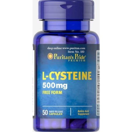 Puritan's Pride L-Cysteine 500mg 50 Capsules