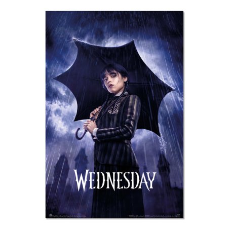 MERCREDI - Parapluie - Poster 61 x 91cm