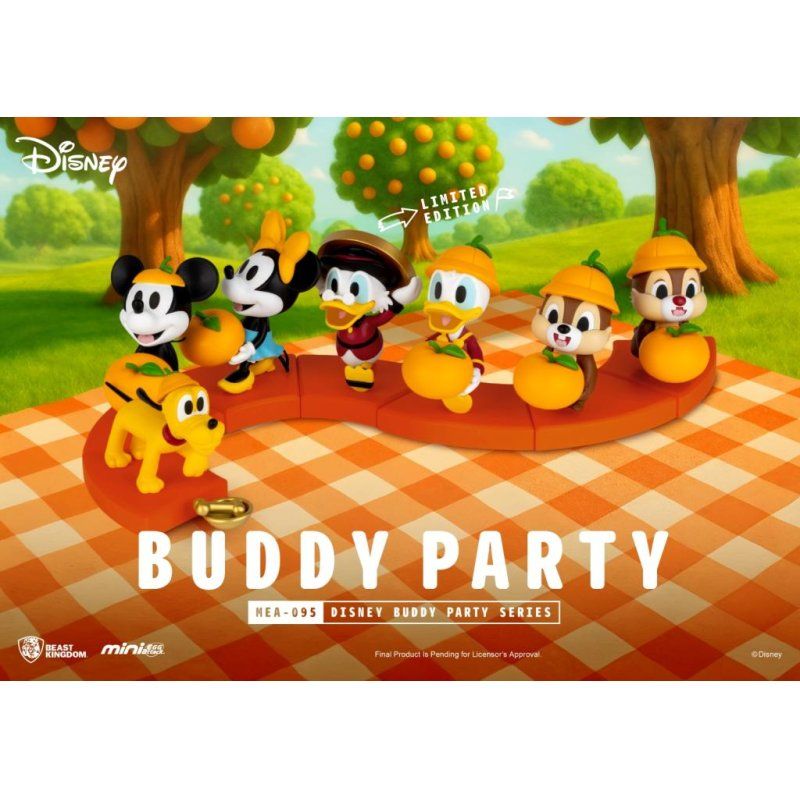 DISNEY - Buddy Party series - Set 6 Figurine Blind Box 8.6cm