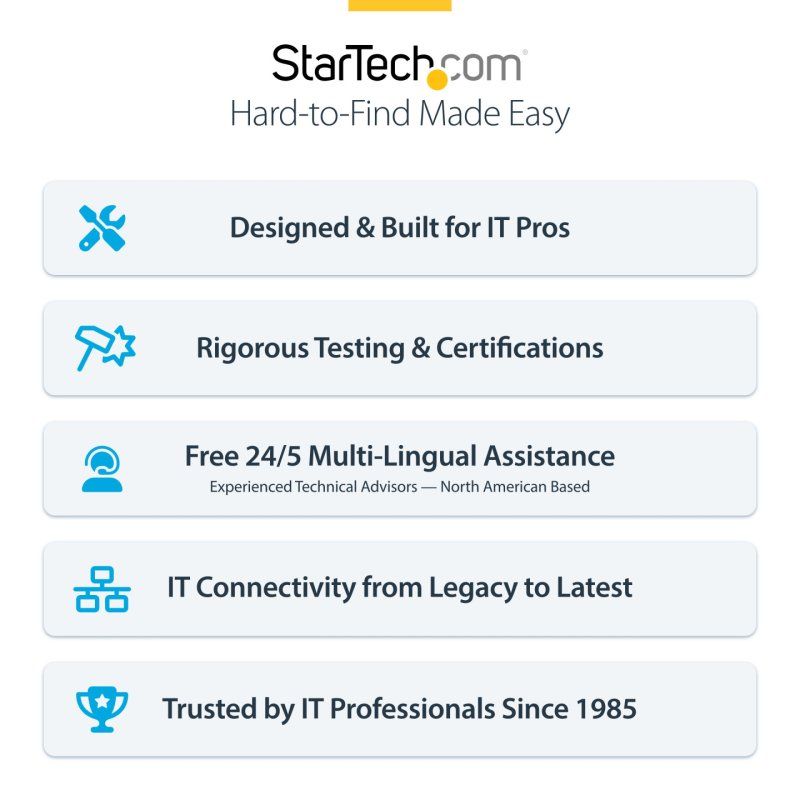 StarTech.com Support Télescopique pour PC Portable, Base Pivotante à 360°, Support Rotatif pour Bureau, Hauteur et