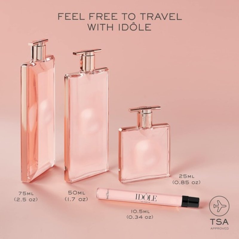 Lancome Idole Eau De Parfum Long Lasting Fragrance with Notes of Bergamot