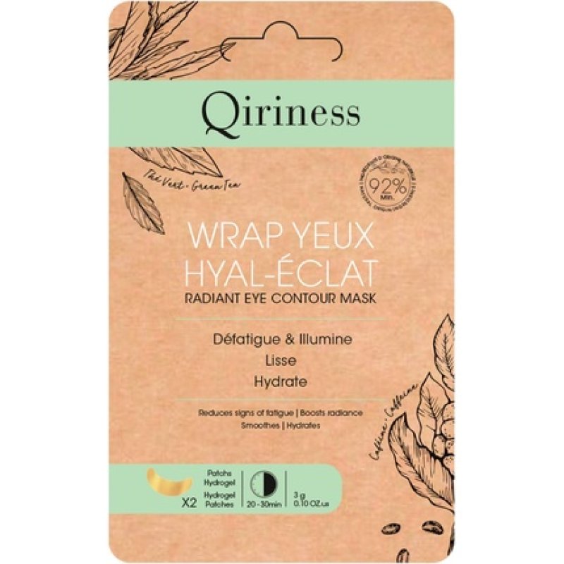 Qiriness Radiant Eye Contour Mask 2 Hydrogel Patches