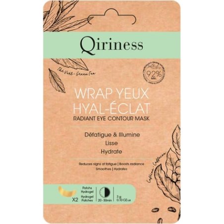 Qiriness Radiant Eye Contour Mask 2 Hydrogel Patches