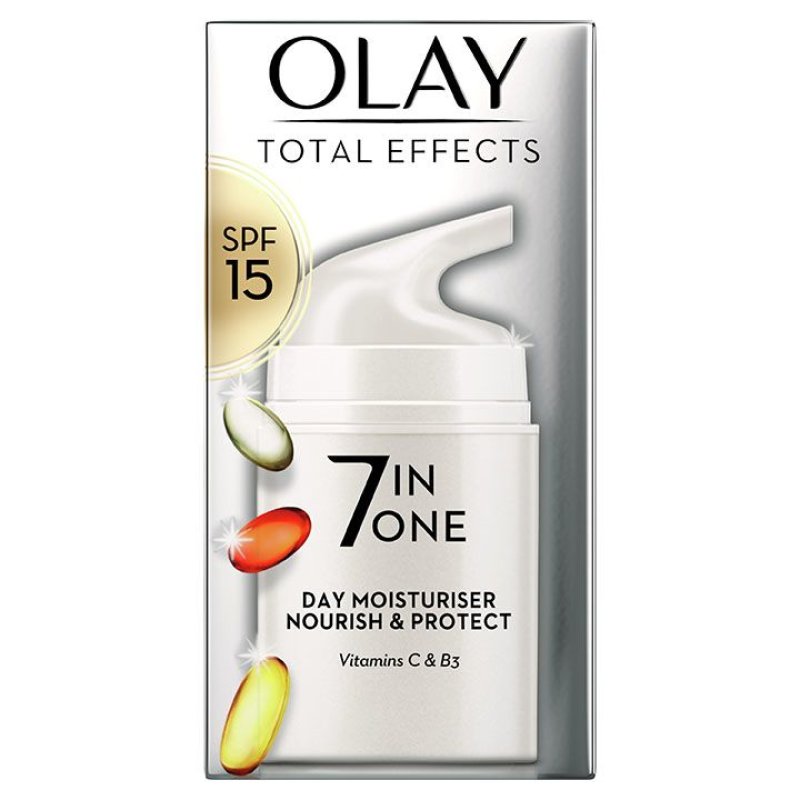 Olay Total Effects Day Cream with SPF15 Crème de jour Visage, Cou 50 ml