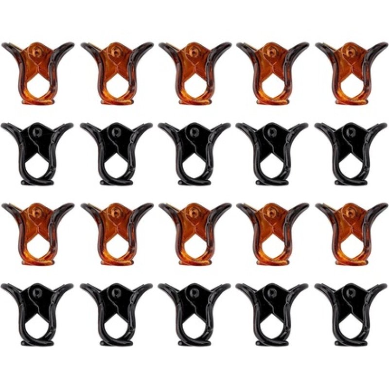 Brushworks Mini Claw Clips - Pack of 20