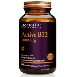 Doctor Life Active B12 Active Vitamin B12 1000 Mcg Methylcobalamin Dietary Supplement 60 Capsules