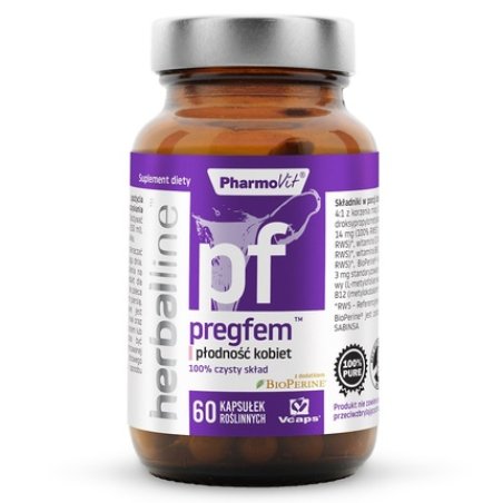 Pharmovit Pregfem Women's Fertility Dietary Supplement 60 Capsules