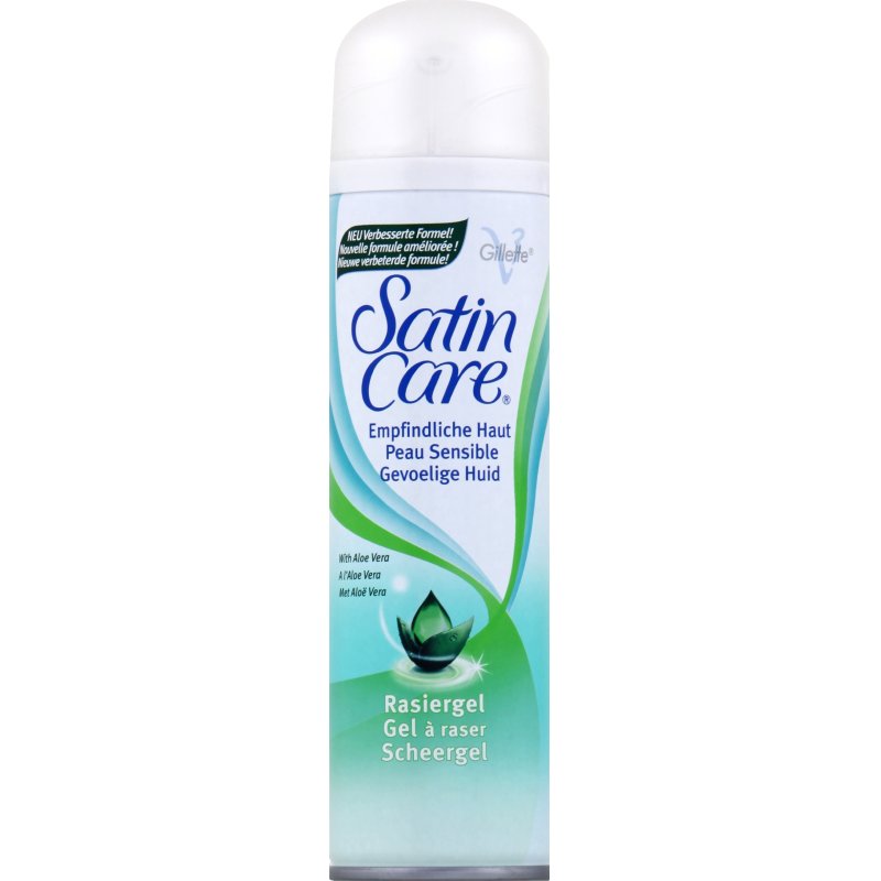 Gillette Satin Care Sensitive Skin Gel de rasage 200 ml