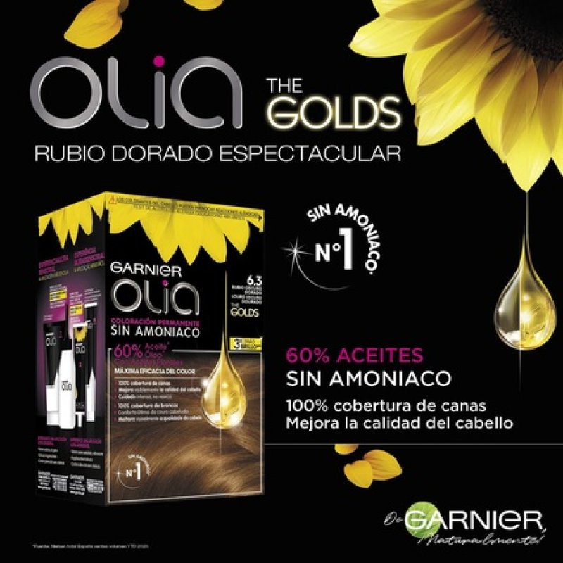 Garnier Olia Permanent Hair Color Without Ammonia for a Pleasant Smell