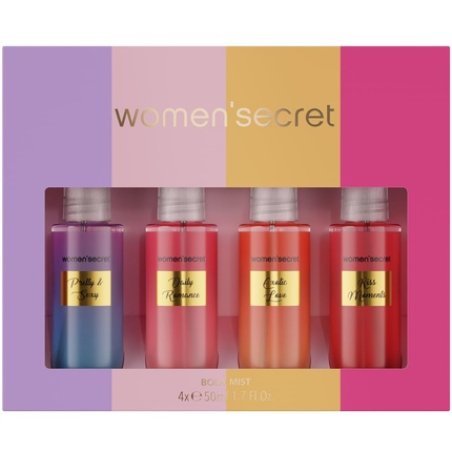 Women'secret Body Mist Senses Gift Set - Pack of 4
