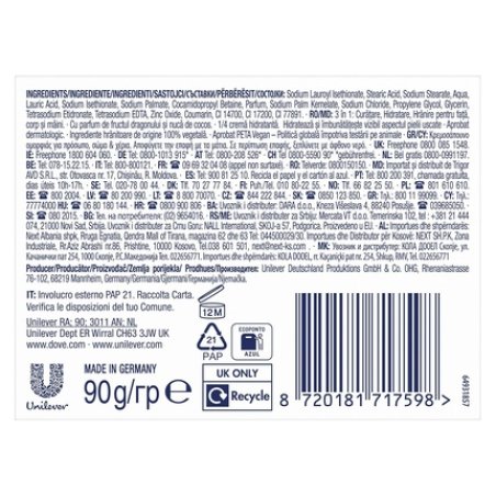 Dove Beauty Bar Soap Dragon Fruit Hand Soap for Face and Body