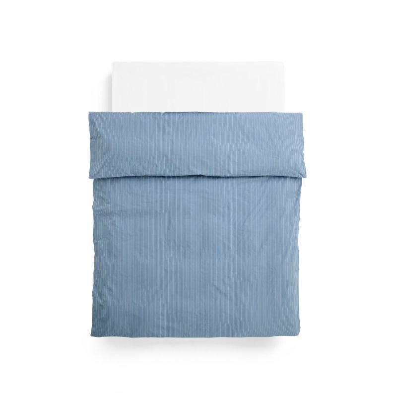 HAY - Fineline Duvet Cover 140x200 cm (Blue)