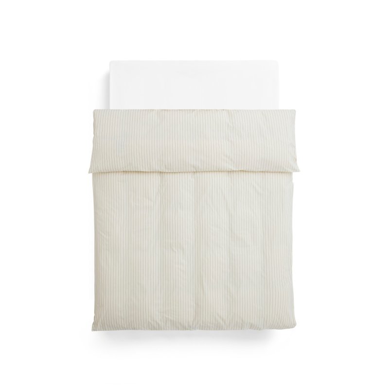 HAY - Fineline Duvet Cover 200x200 cm (Ivory)