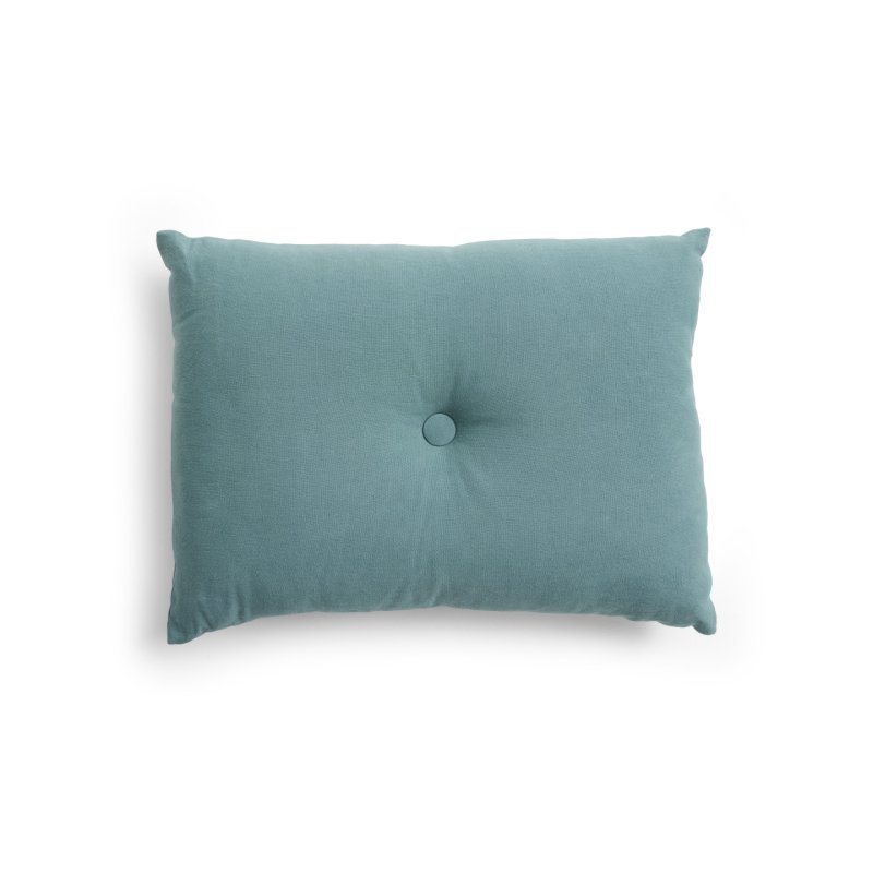HAY - Dot Cushion Linen 60x45 cm (Petrol)