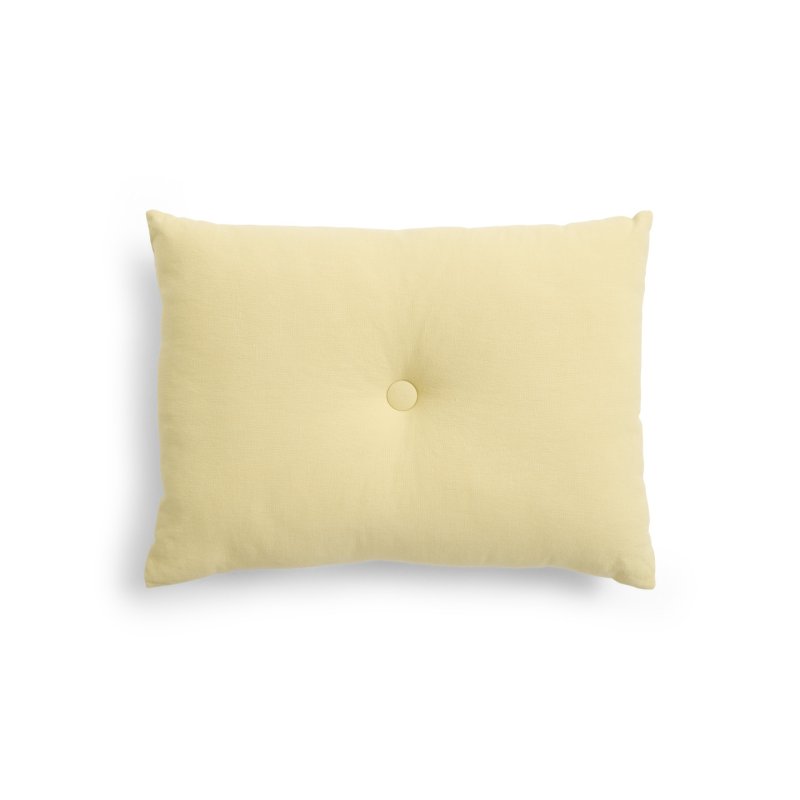 HAY - Dot Cushion Linen 60x45 cm (Soft Yellow)