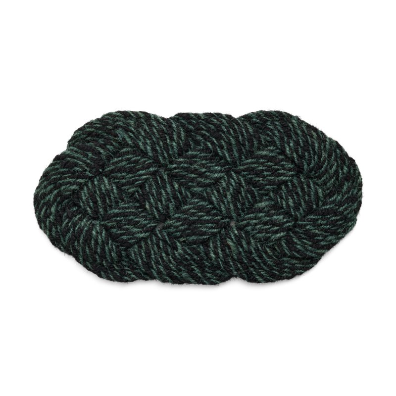 HAY - Coco Door Mat Swirl 40x80 cm (Green & Black)