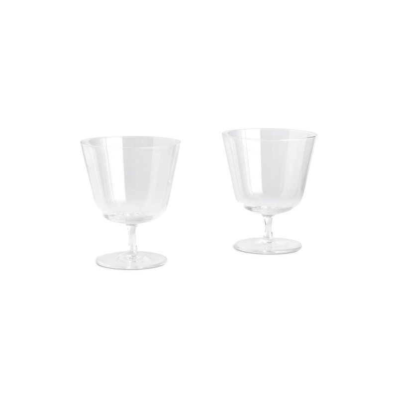 HAY - Curve Stem Glass Small - Set of 2