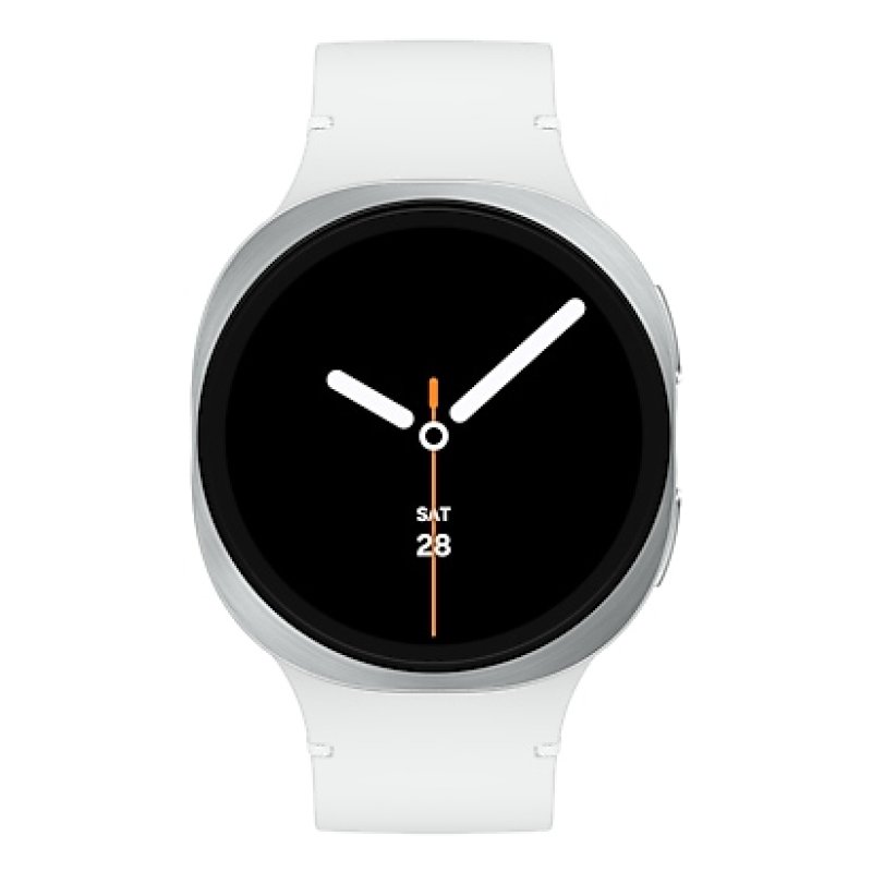 Samsung Galaxy Watch 8 3.81 cm (1.5") AMOLED 44 mm Digital 480 x 480 pixels Touchscreen Silver Wi-Fi GPS (satellite)