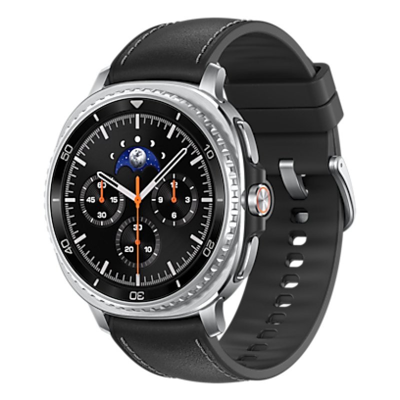 Samsung Galaxy Watch 8 Classic 3.3 cm (1.3") AMOLED 46 mm Digital 438 x 438 pixels Touchscreen 4G Silver Wi-Fi GPS