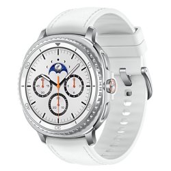 Samsung Galaxy Watch 8 Classic 3.3 cm (1.3") AMOLED 46 mm Digital 438 x 438 pixels Touchscreen 4G Silver Wi-Fi GPS