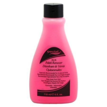 Super Nail Nonabrasive Polish Remover for Natural and Artificial Nails 4oz