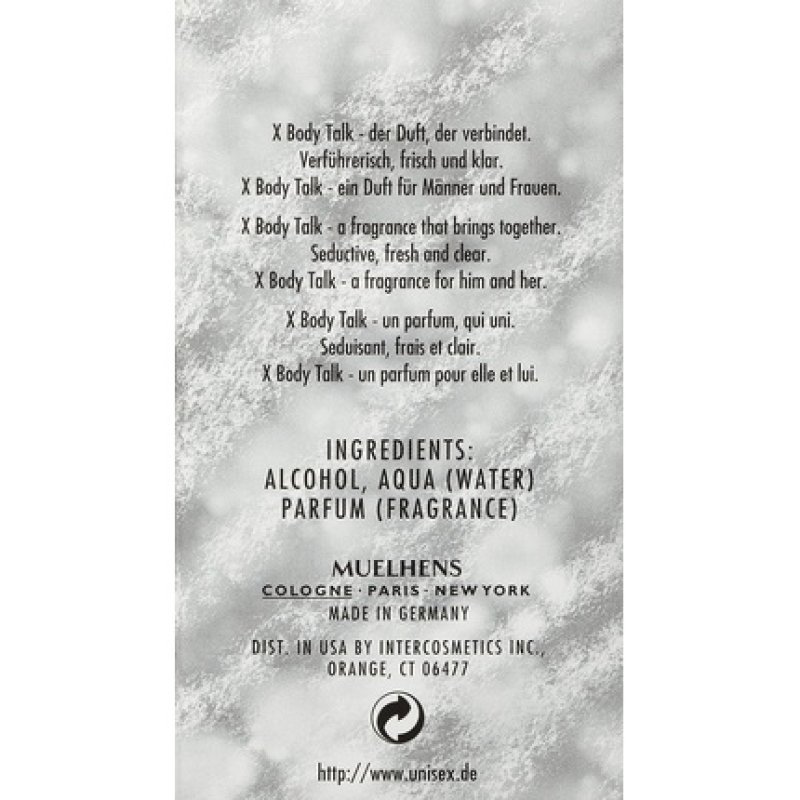 Body Talk Unisex EDT Spray 50ml