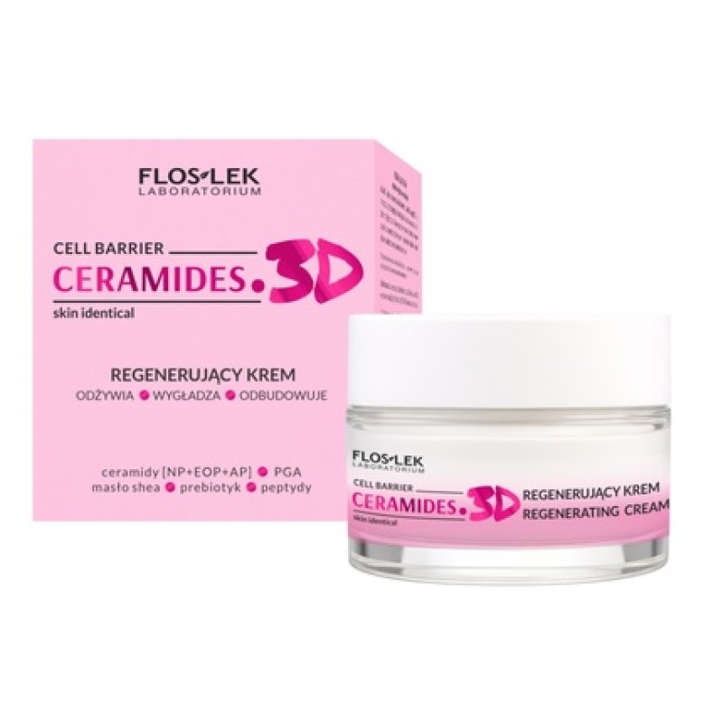 Floslek Ceramides 3d Regenerating Face Cream 50ml