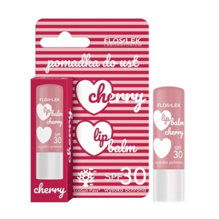Floslek Lip Care Cherry Lip Balm Spf 30 4g