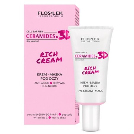 Floslek Ceramides 3d Rich Cream Eye Mask 30ml