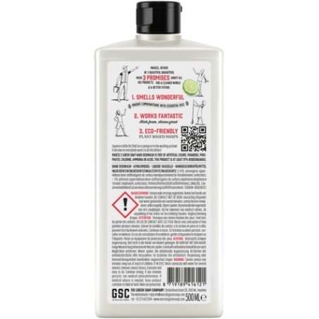 Marcel's Green Soap Washing Up Liquid Radish & Bergamot 500ml
