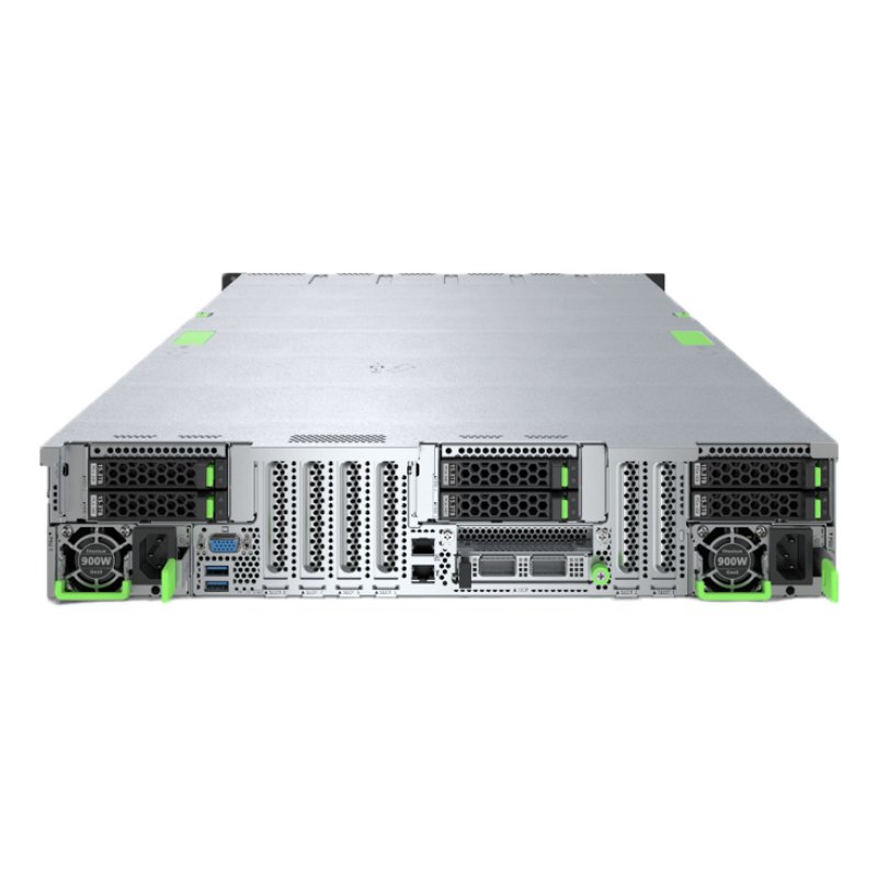Fujitsu PRIMERGY RX2540 M7 serveur 0 Go Rack (2 U) Intel Xeon Silver 4410T 2,7 GHz 32 Go DDR5-SDRAM 900 W