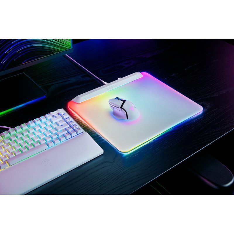 Razer Firefly V2 Pro Tapis de souris de jeu Blanc