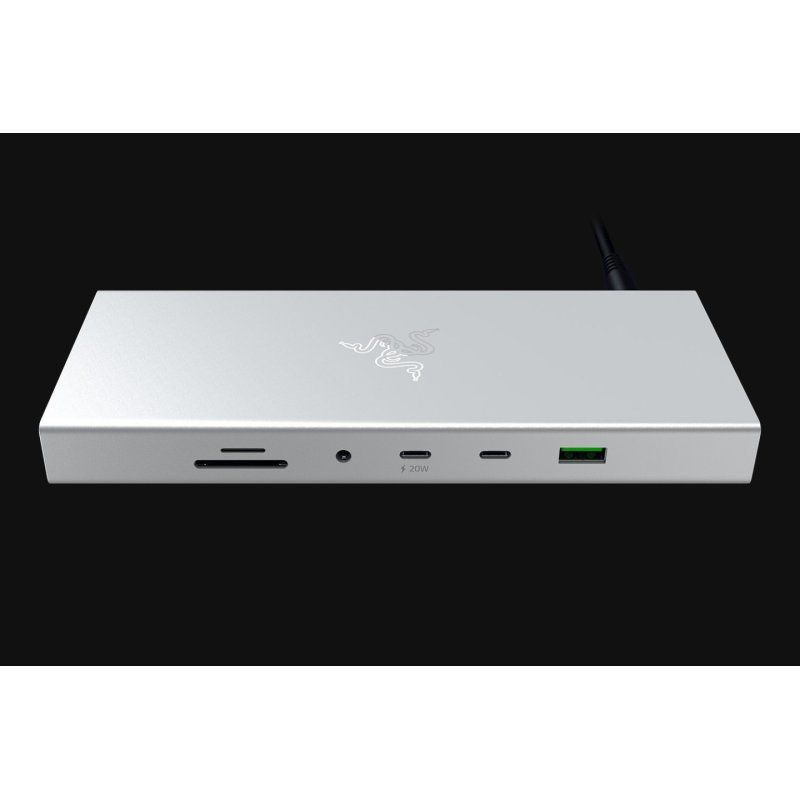 Razer USB 4 Dock USB Type-C 10000 Mbit/s Silver