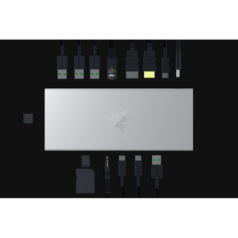 Razer USB 4 Dock USB Type-C 10000 Mbit/s Silver