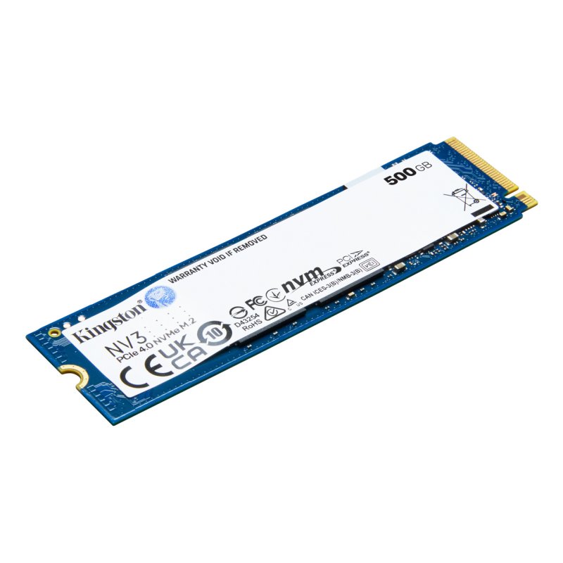 Kingston Technology 500G NV3 M.2 2280 NVMe SSD, Bulk
