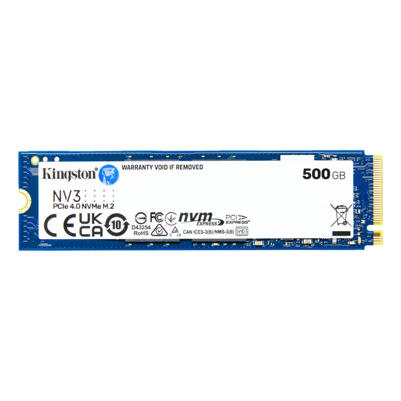 Kingston NV3 - SSD - 500 GB - PCIe 4.0 x4 (NVMe)