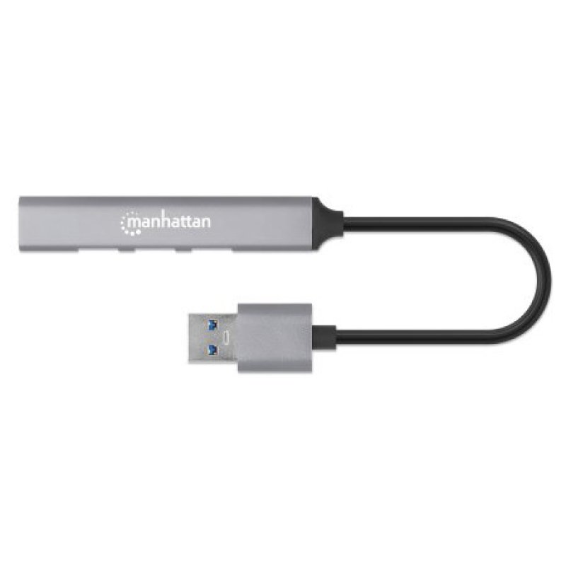 MANHATTAN 4Port USB-A Hub 3x480Mbit/s 1xGbit/s USB-A Stecker