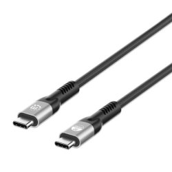 MANHATTAN USB4 USB-C Stecker/Stecker Kabel 240W 40G 8K 1m