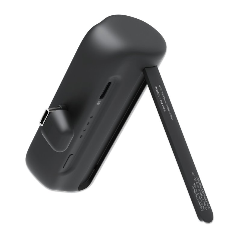 MANHATTAN Powerbank 5000 mAh USB Typ-C Stecker 10W schwarz