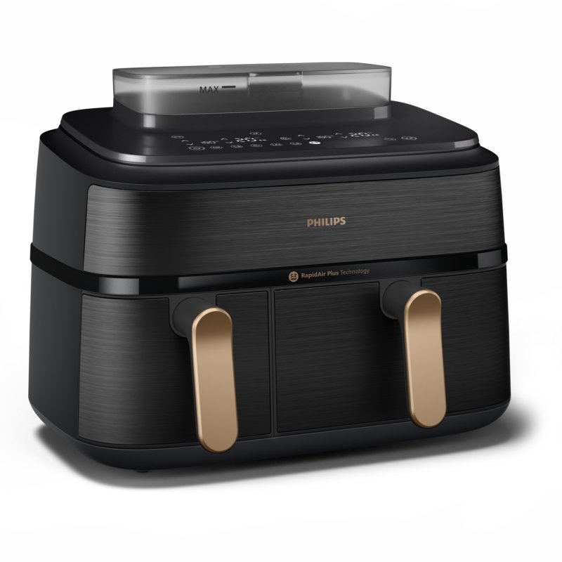 Philips 5000 series NA552/00 fryer Double 9 L Stand-alone 2750 W Hot air fryer Black