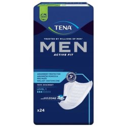 Tena Men Active Fit Anatomical Inserts Level 1 - 24 Pieces